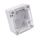 Hermetiškas korpusas elektronikai 65x58x35mm, atsparus vandeniui, su sandarikliu, pilkas Hermetiškas korpusas elektronikai 65x58x35mm, atsparus vandeniui, su sandarikliu, pilkas