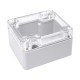 Hermetiškas korpusas elektronikai 65x58x35mm, atsparus vandeniui, su sandarikliu, pilkas Hermetiškas korpusas elektronikai 65x58x35mm, atsparus vandeniui, su sandarikliu, pilkas