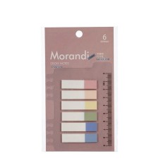 Indexing tabs - pastel - 6 colors - self-adhesive notes