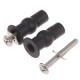Expansion screw for mounting a toilet seat M6 14mm with a flange 18mm - screws - 2 pcs