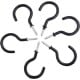 Screw-in eye hook 7cm - Ceiling hanger -