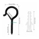 Screw-in eye hook with clamp - Ceiling hanger - Holder with lockable eyelet Screw-in eye hook with clamp - Ceiling hanger - Holder with lockable eyelet
