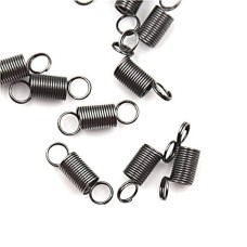 Tension spring with eye 6x4mm - 20 pcs - stainless steel