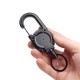 Jojo keychain - retractable lanyard - Retraktor keychain - black