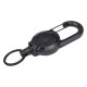 Jojo keychain - retractable lanyard - Retraktor keychain - black