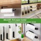 Black towel rack - self-adhesive -