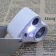 Jewelry loupe 30x 60x with LED - Pocket magnifying glass Jewelry loupe 30x 60x with LED - Pocket magnifying glass