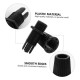 Cable Lock with Thread - Black - For 6.5mm Cable - Cable Clamp - 10pcs