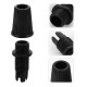 Cable Lock with Thread - Black - For 6.5mm Cable - Cable Clamp - 10pcs