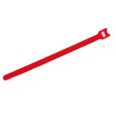 Kabelių laikiklis - raudonas - Velcro kabelių raištis - 10x150mm