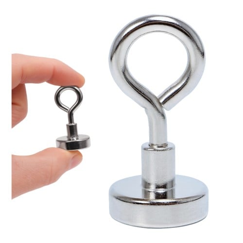 Hook with neodymium magnet - 20x36mm - hook E20 Hook with neodymium magnet - 20x36mm - hook E20