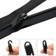 Snap hook for zipper puller - black 3.7cm