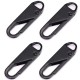 Snap hook for zipper puller - black 3.7cm