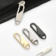 Snap hook for zipper puller - black 3.7cm