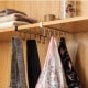 Hanger suspended under the cabinet - black - holder with hooks for cups