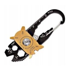 Carabiner - 20 in 1 key ring - Multi Tool - Survival multi-tool