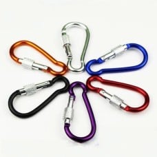 Carabiner - 67mm screw-on carabiner - mix of colors - shackle - Survival