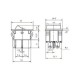 KCD5 raktinis jungiklis – dvigubas – 15A/250V – ĮJUNGTAS/IŠJUNGTAS – juodas – 4 PIN