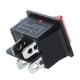 KCD7 key switch - red - ON/OFF switch - 220V - 4 PIN