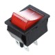KCD7 key switch - red - ON/OFF switch - 220V - 4 PIN