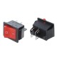 KCD7 key switch - red - ON/OFF switch - 220V - 4 PIN