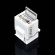 Keystone RJ45 UTP CAT5E Keystone lizdas – LAN UTP lizdas be įrankių