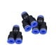 Plug-in connector Y-tee PY-6mm - Pneumatic quick connector for water