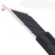 Bookbinding knife - black - with extendable 9mm blade - paper wallpaper knife
