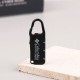 Combination padlock - 6.4cm - black - Combination padlock - 6.4cm - black -