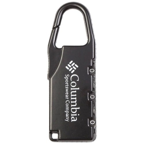 Combination padlock - 6.4cm - black - Combination padlock - 6.4cm - black -