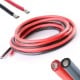Tinned copper silicone wire 24AWG - 66 cores - 0.20 mm2 - black - flexible