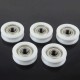 Guide wheel with OB V groove - axis 5mm - 0632UU - roller with ball bearings - for 3D printers
