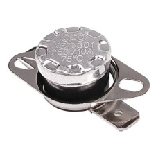 KSD301 bimetallic thermostat 75st C - 10A - thermal switch - NC