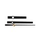 Straight Clock Hands Black - 88/118/115mm - Clock Hands Straight Clock Hands Black - 88/118/115mm - Clock Hands