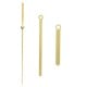 Gold-plated Clock Hands - 62/95/90mm - Minutes Indicator