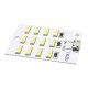 LED plokštė 5730 SMD Micro USB 12 diodų 5V šaltai balta šviesa LED plokštė 5730 SMD Micro USB 12 diodų 5V šaltai balta šviesa