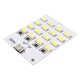 LED plokštė 5730 SMD Micro USB 16 diodų 5V šaltai balta šviesa 2vnt LED plokštė 5730 SMD Micro USB 16 diodų 5V šaltai balta šviesa 2vnt