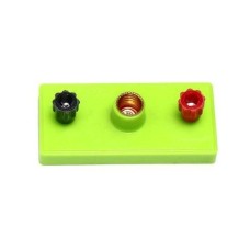 Bulb holder on a base - for experiments and construction of electrical circuits