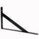 Shelf support 300x185mm - black - metal Support - Handle