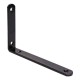 Industrial furniture bracket 90 degrees - 150x100mm - furniture corner bracket - black