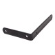 Industrial furniture bracket 90 degrees - 150x100mm - furniture corner bracket - black