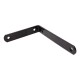 Industrial furniture bracket 90 degrees - 150x100mm - furniture corner bracket - black