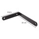 Industrial furniture bracket 90 degrees - 150x100mm - furniture corner bracket - black