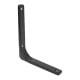 Lentynos atrama 300x185mm - juoda - metalinė Atrama - Rankena