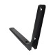 Lentynos atrama 300x185mm - juoda - metalinė Atrama - Rankena