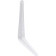 Shelf support - white - 200x250mm - steel angle