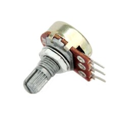 Linijinis potenciometras 500K - L=15mm - 1 vnt