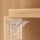 Lipni lentynos atrama su iškyšomis - 65x65mm - atrama -