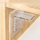 Lipni lentynos atrama su iškyšomis - 65x65mm - atrama -