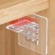 Lipni lentynos atrama su iškyšomis - 65x65mm - atrama -